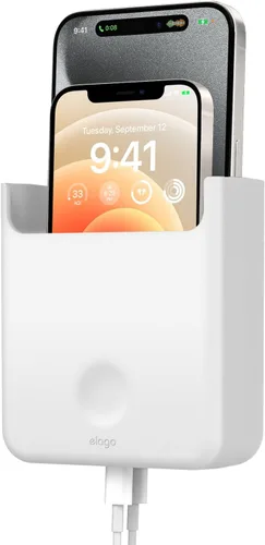 Vista 9 de elago Soporte para teléfono compatible con todos los modelos de teléfono: montaje con tornillo, carga con cable disponible, organizador