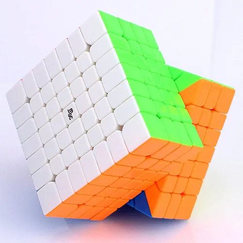 Vista 4 de LiangCuber YongJun MGC 7x7 M Cubo magnético de velocidad sin pegatinas YJ MGC 7x7x7 cubos rompecabezas