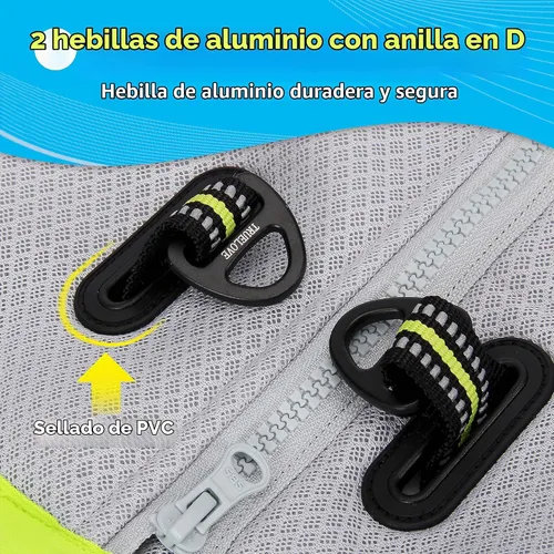 Vista 2 de JUXZH Chaleco de enfriamiento para perros, chaqueta de enfriamiento Verde