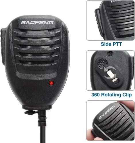 Vista 8 de Baofeng BF-S112, radio con bocina bidireccional