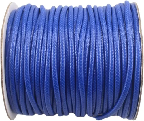 Vista 34 de Cordón de poliéster encerado para hacer joyas, cuerda encerada con carrete para hilo de manualidades (negro, 0.020 in (150 yardas))