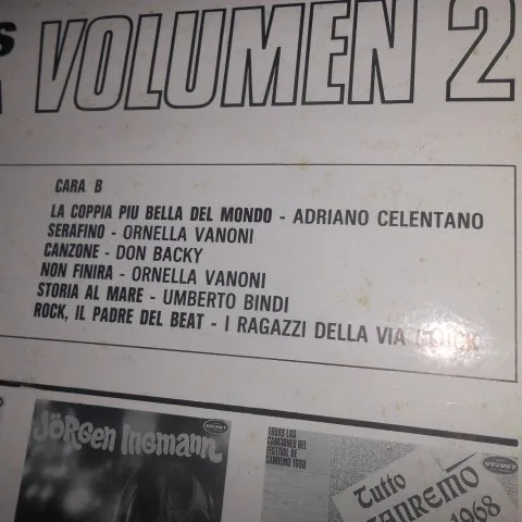 Vista 8 de Exitos de Italia - Tutii Successi Italiani Various Vol 2 LP Vinyl