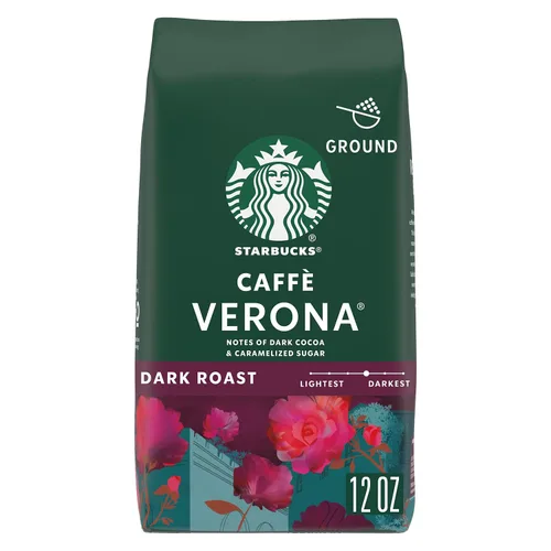 Vista 18 de Starbucks Café de tierra asado oscuro asado francés, bolsa de 28 onzas Café molido 100% arábigo; tostado francés tostado oscuro; 1 bolsa, 28 onzas