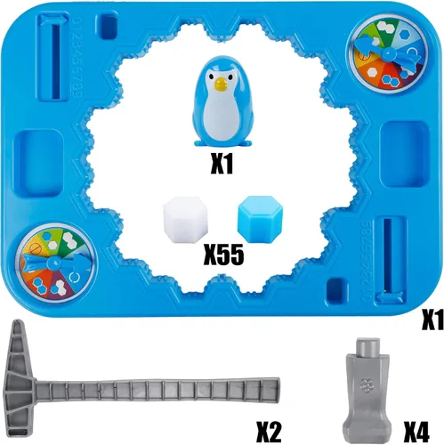 Vista 2 de DR.DUDU Juego Rompe Hielo Salva al Pingüino en el Bloque de Hielo, Juego Divertido Familiar, Activa la Trampa del Pingüino, Regalos para el Día