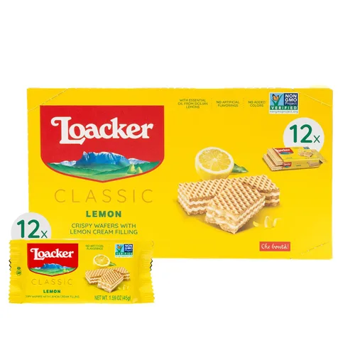 Vista 19 de Loacker - Galletas clásicas de oblea de crema de chocolate, paquete de 12, sin OMG