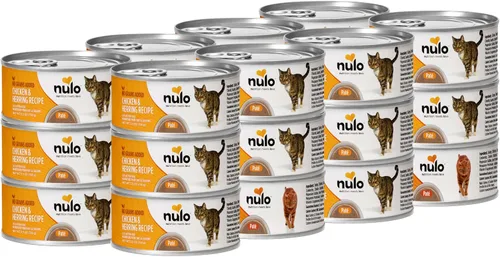 Vista 12 de Nulo Receta de Ternera y Cordero Paté - Comida húmeda enlatada para gatos, 5.5 onzas (paquete de 24)