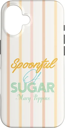 Vista 28 de Funda para iPhone 13 Pro Max Disney Classic Mary Poppins Spoonful of Sugar Striped Case