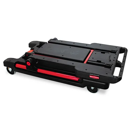 Vista 3 de Rubbermaid Commercial Convertible Utility Cart, Negro, fg430000bla