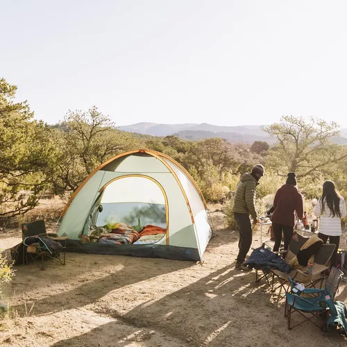 Vista 7 de Kelty Tallboy - Tienda de campaña familiar para automóvil, refugio independiente para 4 o 6 personas, gran capacidad, saco de cosas incluido. 2022