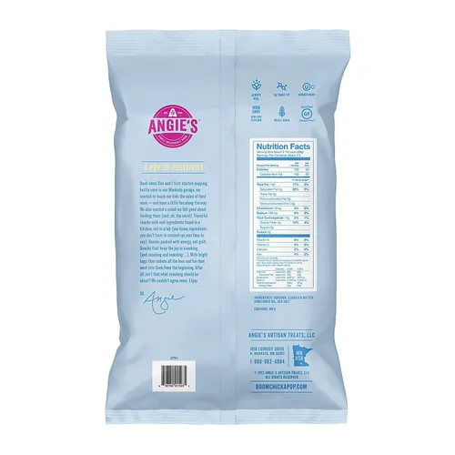 Vista 2 de Angie's BOOMCHICKAPOP - Maíz, bolsa de 5.5 onzas (paquete de 12 bolsas)