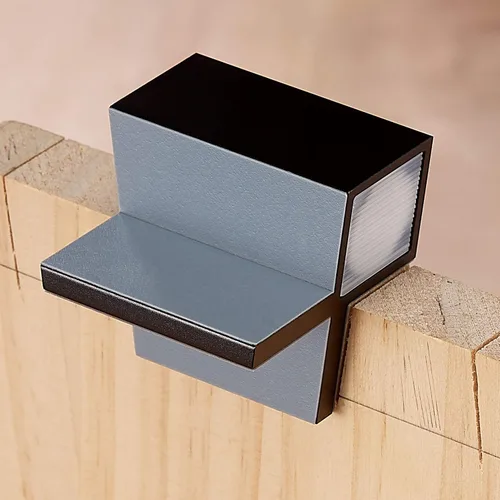 Vista 5 de Guía de sierra de cola de milano - Ángulo 1:6 para madera blanda - Herramienta magnética de carpintería de aluminio CNC para precisión de corte