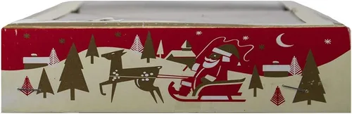 Vista 6 de Kurt Adler Adornos de vidrio ovalados de 30 mm Primeros Años para Navidad