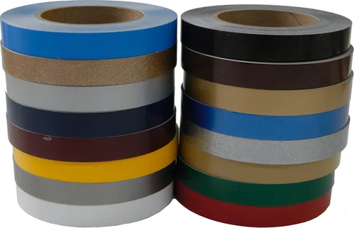 Vista 2 de Linear Designs Premium 1/2" X 15,24 Metros Cinta Adhesiva Automotriz de Una Raya - Oro Metálico de Otoño