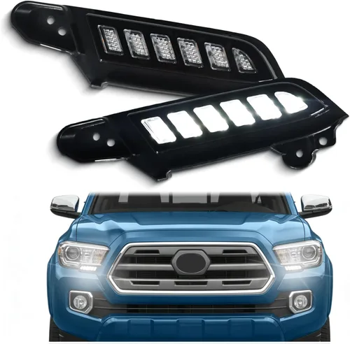Vista 7 de Switchback - Luz marcadora lateral delantera blanca/ámbar para faro, lámpara de circulación diurna con función de señal de giro intermitente