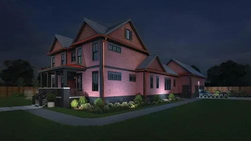 Vista 9 de Lithonia Lighting ESXF1 ALO SWW2 KY DDB M2 Luz LED exterior con interruptor, montaje en nudillo o yugo, bronce