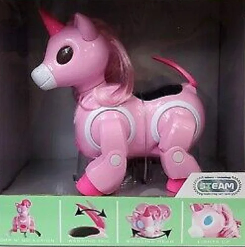 Vista 2 de Vivitar Robo Dancing Unicorn Robot Rosa