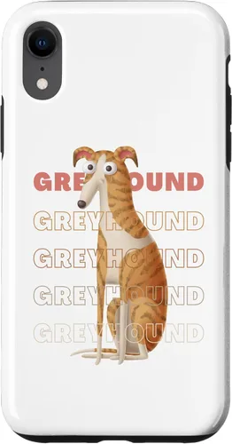 Vista 25 de Greyhound Big Eyes Funny Cartoon Sighthound Lover Design Case for iPhone 17