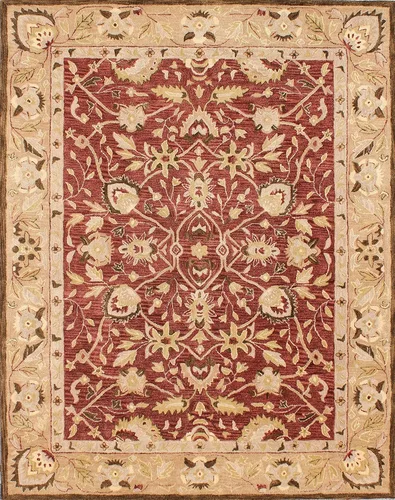 Vista 9 de SAFAVIEH Antiquity Collection - Alfombra decorativa de 3 x 5 pies, color marfil y beige, hecha a mano, lana tradicional, ideal para zonas de alto