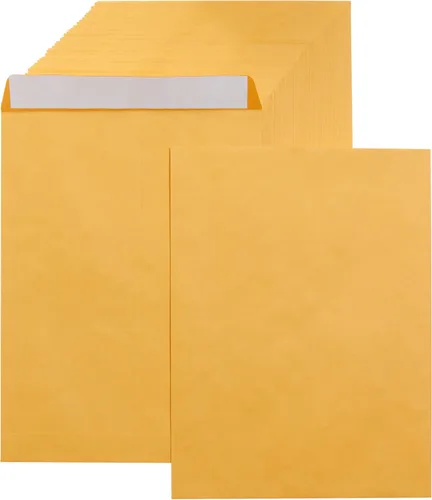 Vista 15 de Amazon Basics - Sobres para envíos de catálogo, cierre adhesivo, 6 x 9 pulgadas, marrón kraft, paquete de 500