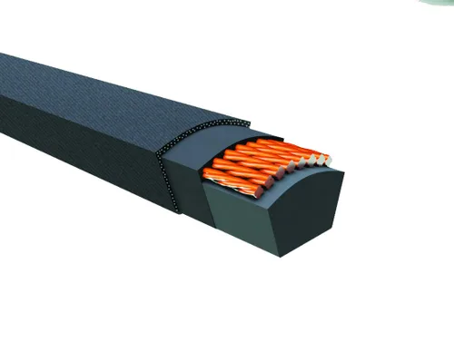 Vista 2 de D&D PowerDrive Cinturón de repuesto estándar métrico 6X210, 3L, 1 banda, 21" de longitud, goma