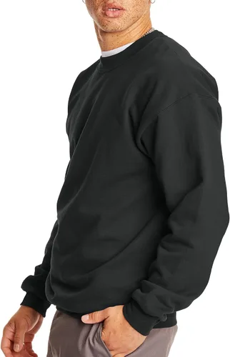 Vista 7 de Hanes Sudadera para hombre, sudadera de forro polar pesado, suéter de cuello redondo para hombre