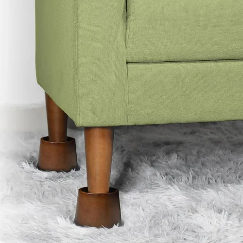 Vista 7 de Elevadores de cama de madera (4 piezas redondas de 2 pulgadas)
