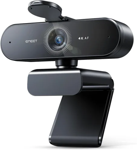 Vista 12 de EMEET NOVA 4K Cámara web 4K de doble cámara para PC, cámaras gran angular y teleobjetivo, zoom híbrido máximo 11X, enfoque PDAF, control remoto