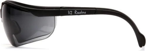 Vista 3 de Pyramex Venture II Bifocal Readers Safety Glasses Protective Eyewear, 2.5 Diopters, Amber