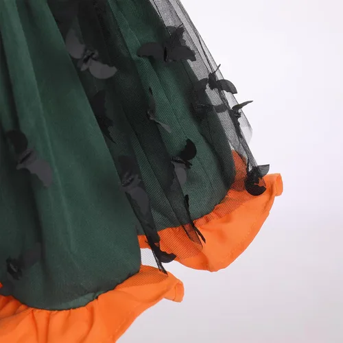 Vista 7 de Vestido tutú para niña, sin mangas, fruncido, vestido de verano con lentejuelas brillantes, lunares, estrellas, princesa, vestido de tul
