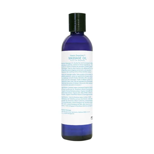 Vista 5 de Master Massage Aceite de masaje de grado superior, sin perfume (8 onzas líquidas)