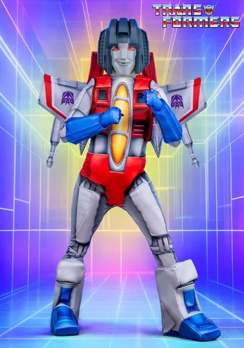 Vista 2 de Disfraz de Transformers Starscream para niño