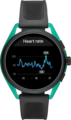 Vista 7 de Emporio Armani - Smartwatch 3 con tecnología Wear OS de Google con altavoz frecuencia cardíaca GPS NFC y notificaciones de celular inteligente Negro