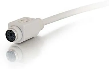 Vista 2 de C2G 02715 PS2 MF Cable de extensión para tecladomouse, color beige (6 pies, 6.0 ft)