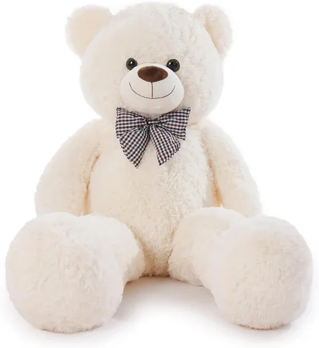 Vista 9 de Poutmac Oso de Peluche Gigante de 47 Pulgadas Animal de Peluche Marrón Gran Oso de Peluche Regalo de San Valentín para Novia Animales de Peluche