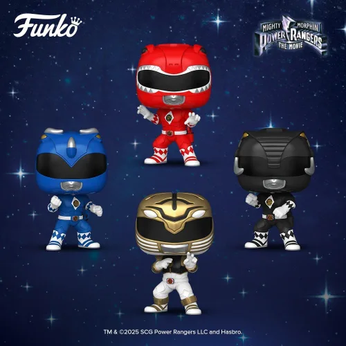 Vista 3 de Funko Pop! Películas: Mighty Morphin Power Rangers: La Película - Blue Ranger - Película de Power Rangers - Figura de vinilo coleccionable - Idea