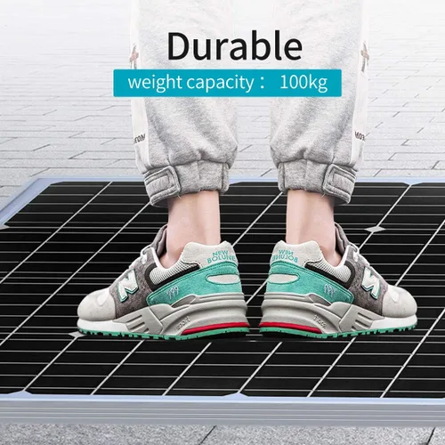 Vista 7 de Kit de panel solar con lazo de rejilla de 480 W y 12 V con inversor: 4 paneles solares mono de 120 W + 1000 W en rejilla MPPT Smart Microinversor