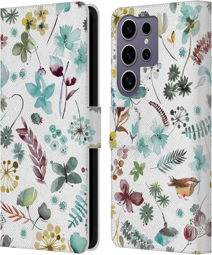 Vista 244 de Head Case Designs Officially Licensed Ninola Butterfly Nature Spring Floral Leather Wallet Case Compatible with Samsung Galaxy A07 4G