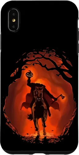 Vista 11 de iPhone 16 halloween scary pumpkin headless horseman Case