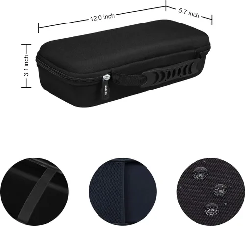 Vista 6 de Aproca Estuche rígido de almacenamiento de viaje compatible con cargador de batería CTEK (56-353) Multi US 7002 de 12 V.