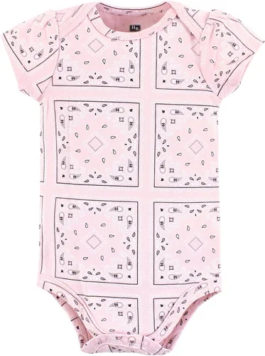 Vista 477 de Hudson Baby baby-girls Cotton Bodysuits 3-pack