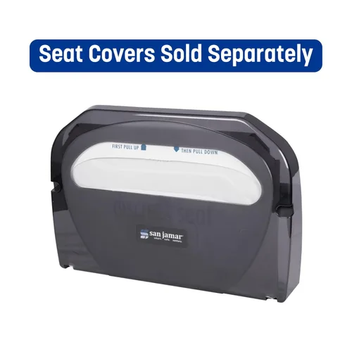Vista 8 de San Jamar TS510TBK - Dispenzador de cubierta de asiento de inodoro, color perla negra