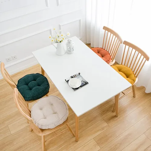 Vista 7 de Chair Cushion for Dining Chairs Round, Seat Cushion for Kitchen Chairs Extra Thick, Multi-Functional Chair Pads for Floor, Garden, Dining Room