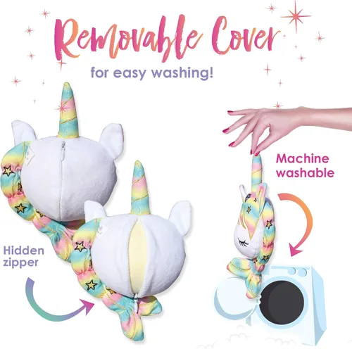 Vista 3 de END SOURCE UniSparkle - Peluche de unicornio esponjoso Bonito diseño y dulce perfumado 8 pulgadas de felpa exprimible