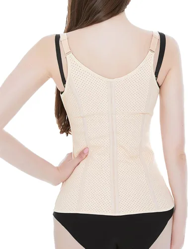 Vista 4 de LARTIGUE Entrenador de cintura de látex para mujer, debajo del busto, corsé de entrenamiento, faja moldeadora de reloj de arena