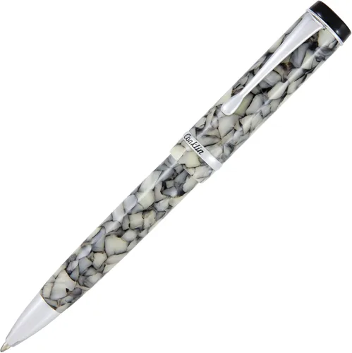 Vista 3 de Conklin Duragraph - Bolígrafo de hielo agrietado, con punta media (CK71315)
