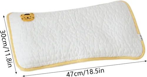 Vista 4 de Funda de almohada para la cabeza del bebé, funda de almohada suave y transpirable para el cuello, fundas de almohada para cochecito, funda