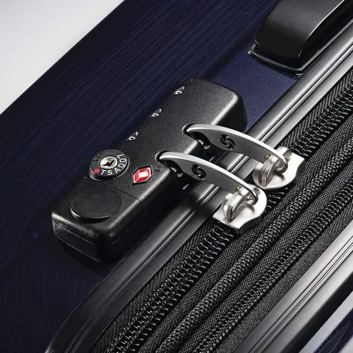 Vista 72 de Samsonite Winfield 2 Equipaje rígido con ruedas giratorias, Azul profundo, Juego de 3 piezas (20/24/28)