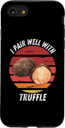 Vista 13 de iPhone 15 Vintage Truffle I Pair Well With Truffle Food Lover Case