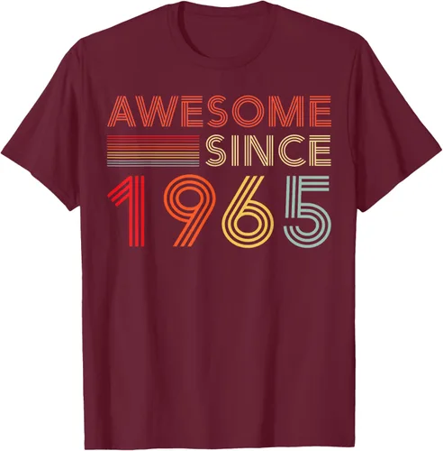Vista 11 de Camiseta retro de 60 cumpleaños decoraciones para hombres 60 años 1965 60, Negro