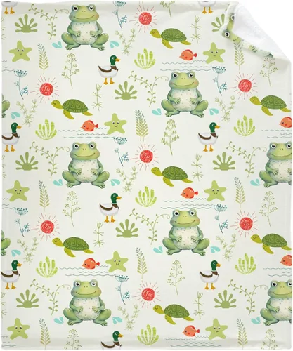 Vista 12 de La manta de bebé personalizada con nombre es súper suave y cálida, la manta ligera es ideal para todas las estaciones, para bebés, niñas y niños